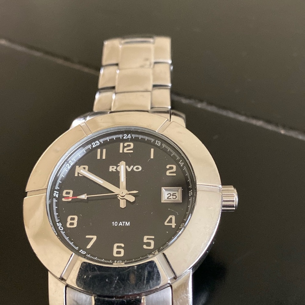 Revo stainless , 100M water resistant watch